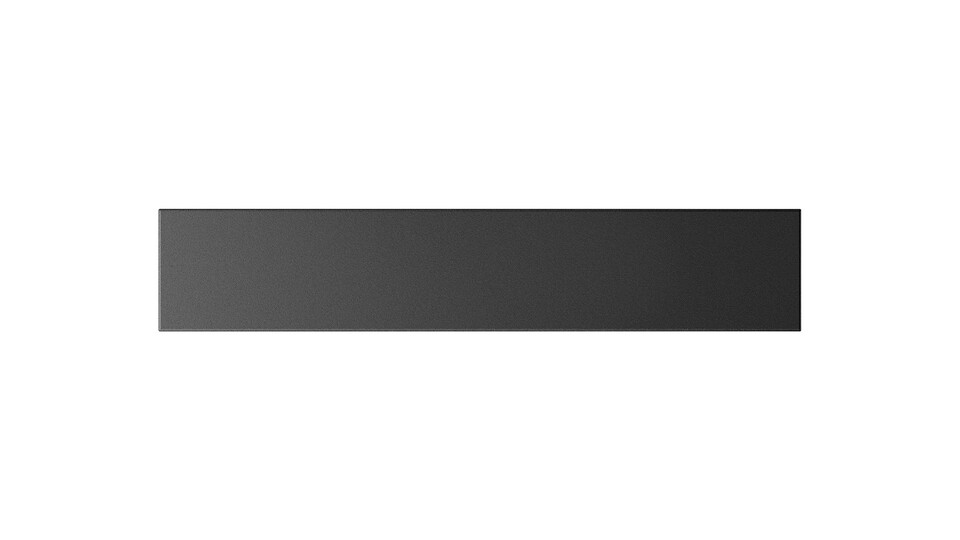 Concept LINE lefolyófedő, hosszúkás, rozsdamentes acél, matt fekete