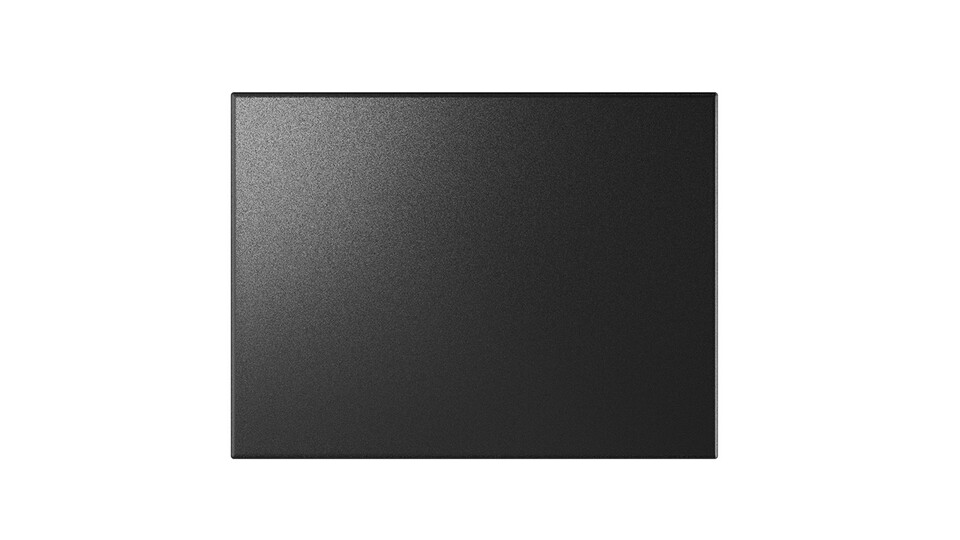Concept R szögletes lefolyófedő fekete rozsdamentes acélból